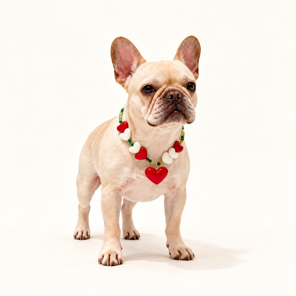 Mistletoe Hearts Necklace
